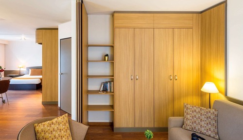 Suite estudio, 1 cama doble con sofá cama