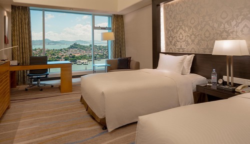 Habitación Premier con 2 camas individuales, vistas al mar