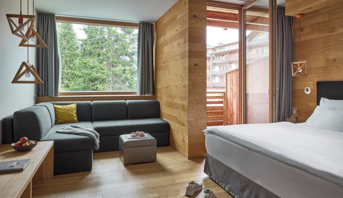 Habitación Deluxe, 1 cama doble con sofá cama, balcón