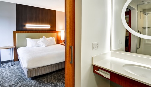 Estudio, 1 cama de matrimonio grande con sofá cama (Hearing Accessible)