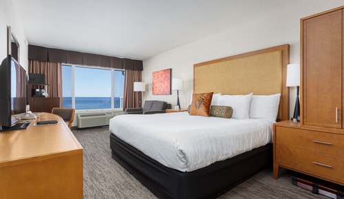 Habitación Deluxe, 1 cama de matrimonio grande, vistas al mar, frente al mar