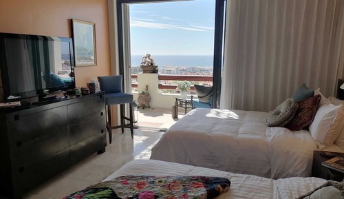 Ático de lujo, 2 habitaciones, bañera de hidromasaje, vistas al mar