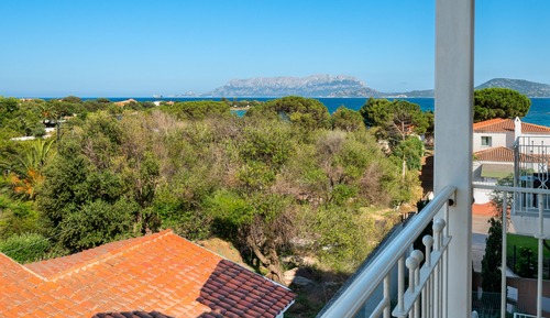 Habitación clásica doble, balcón, vistas parciales al mar (Garden Fitness & SPA)