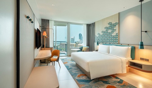 Habitación estándar, 1 cama de matrimonio grande, vistas al mar (Bay Tower)