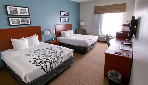 Habitación, 2 camas de matrimonio, no fumadores