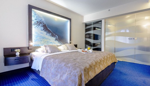 Suite junior, balcón, vistas al jardín