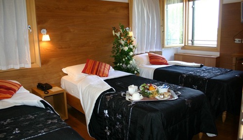 Habitación triple estándar, vistas al jardín