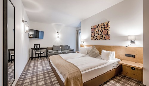 Habitación clásica doble, 1 cama de matrimonio grande, no fumadores, vistas al patio