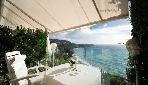 Habitación doble, balcón, vistas al mar (Le Bougainvillier)
