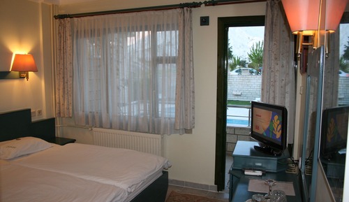 Habitación panorámica doble, balcón, junto a la piscina