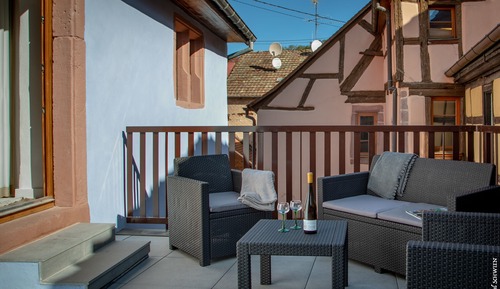 Habitación, terraza