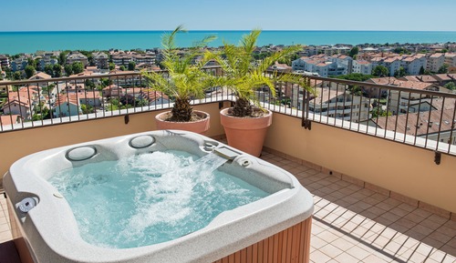 Habitación presidencial, sauna, vistas al mar (Master SPA Suite)