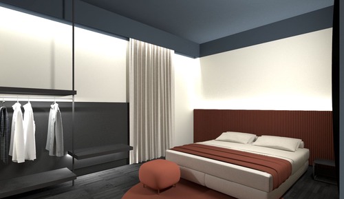 Habitación con 1 cama doble o 2 individuales