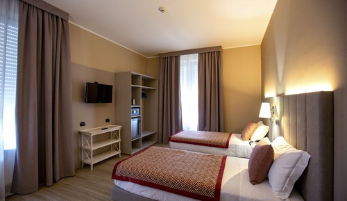 Habitación con 2 camas individuales