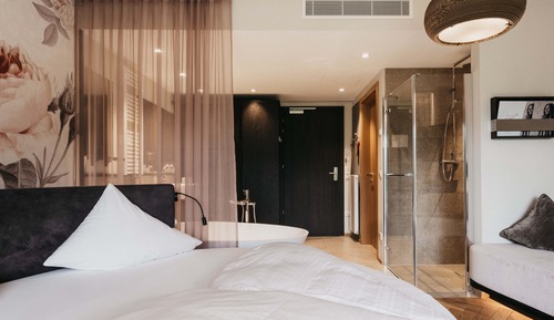 Habitación romántica doble, bañera