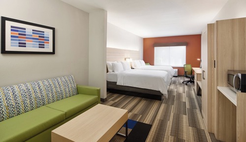 Suite, 2 camas dobles, accesible para personas con discapacidad (Addnl Living Area, Comm Access)