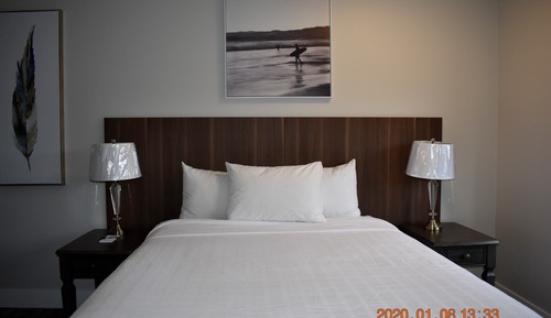 Habitación estándar, 1 cama de matrimonio con sofá cama, cocina básica, vistas al puerto