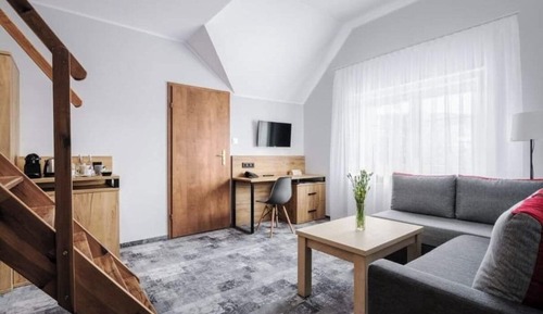Habitación superior, 1 cama de matrimonio con sofá cama