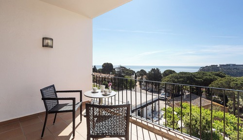 Habitación estándar, terraza, vistas al mar