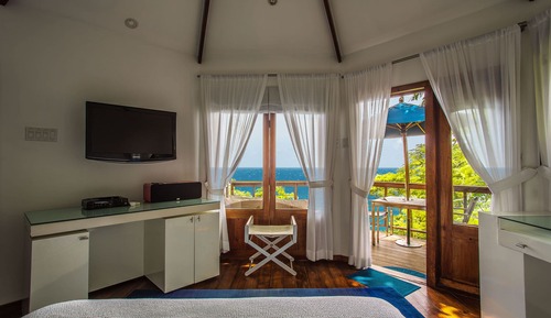 Habitación Deluxe, 1 cama de matrimonio, vistas al mar