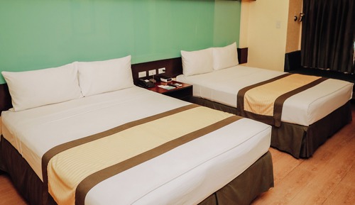 Habitación, 2 camas de matrimonio, no fumadores