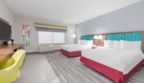 Habitación, 2 camas de matrimonio, accesible para personas con discapacidad, no fumadores