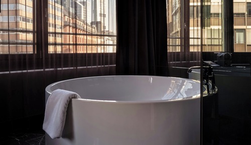 Habitación Deluxe, 1 cama de matrimonio grande, no fumadores, vistas a la ciudad