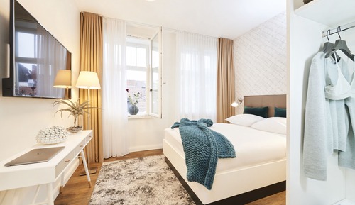 Apartamento, 1 cama de matrimonio, no fumadores, vistas a la ciudad (S)