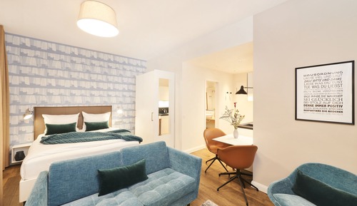 Apartamento Deluxe, 1 cama de matrimonio, no fumadores, vistas a la ciudad (XL)
