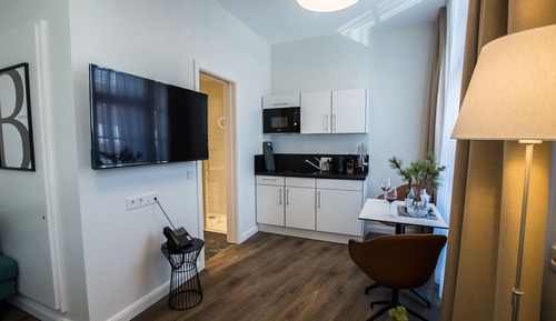 Apartamento, 1 cama de matrimonio, no fumadores, vistas a la ciudad (L)