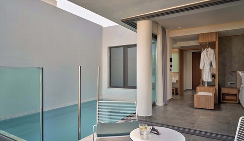 Suite junior, piscina privada, vistas al complejo turístico