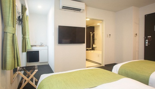 Habitación con 2 camas individuales, accesible para personas con discapacidad