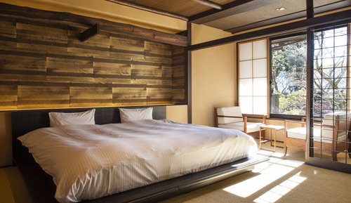 Habitación de lujo, baño privado (Tatami Area, Private Open-Air Bath)