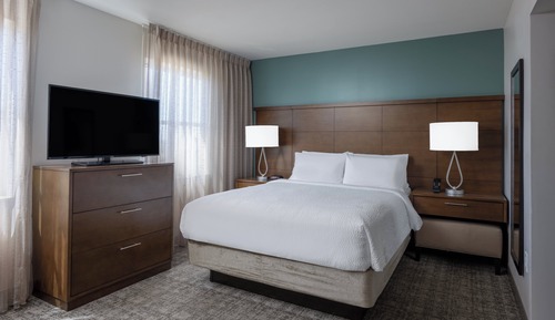 Suite estudio, 1 cama de matrimonio, cocina
