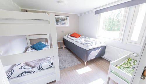 Cabaña, 3 habitaciones, sauna, vistas al jardín