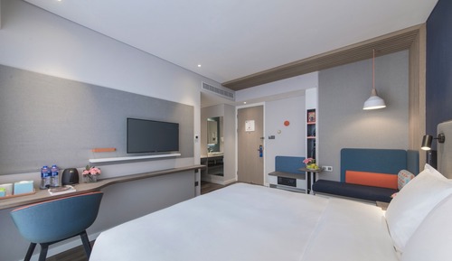 Habitación estándar, 1 cama de matrimonio grande, vistas al lago