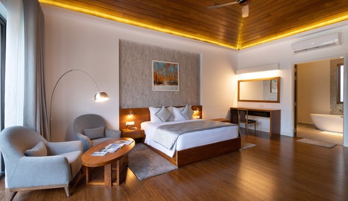 Villa presidencial, 1 cama de matrimonio grande