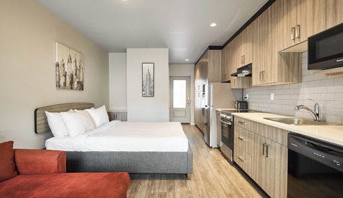 Suite estudio, 1 cama de matrimonio, no fumadores, cocina