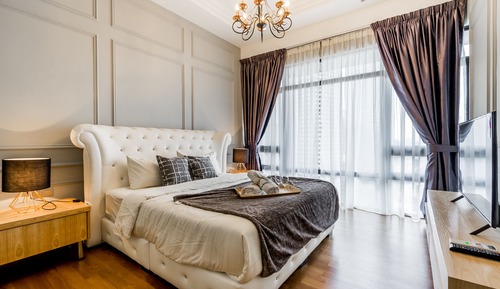 Habitación triple Premier, 3 habitaciones, frigorífico y microondas, vistas a la ciudad