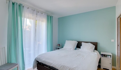 Habitación triple Deluxe, 3 camas individuales, no fumadores, vistas al jardín