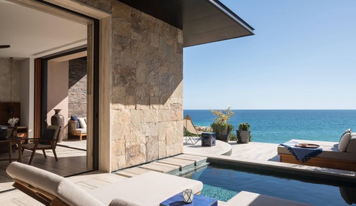 Habitación familiar, 1 cama doble, terraza, vistas parciales al mar