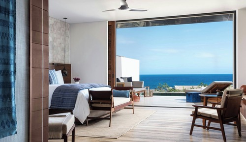 Habitación, 1 cama de matrimonio grande, no fumadores, vistas parciales al mar (Ground Floor)