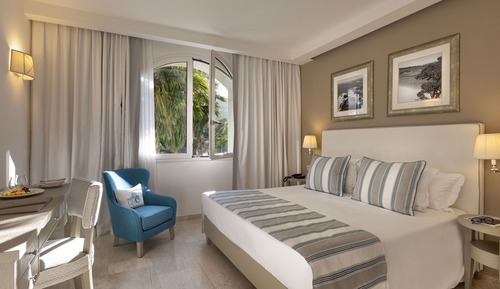Habitación clásica con 1 cama doble o 2 individuales, vistas al jardín