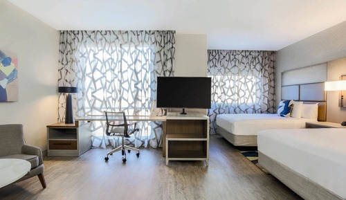 Suite estudio, 2 camas de matrimonio, no fumadores (Hearing Accessible)