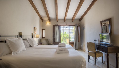 Habitación con 1 cama doble o 2 individuales