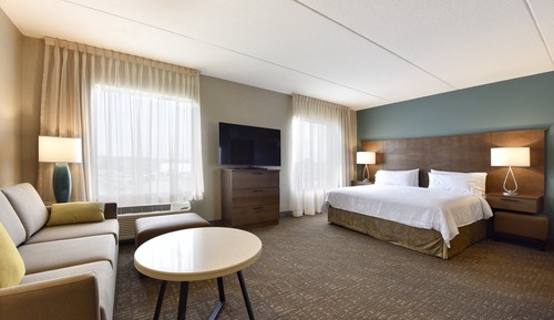 Suite estudio, 1 cama de matrimonio grande, cocina