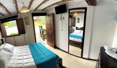 Habitación doble superior, bañera, vistas al jardín