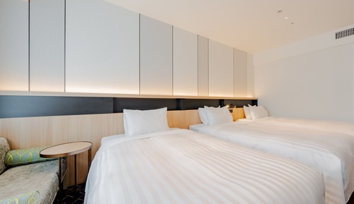 Habitación con 2 camas individuales, no fumadores (Moderate,For 3 People, with Extra Bed)