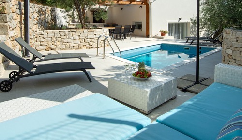 Villa panorámica, 3 habitaciones, piscina privada, vistas al mar
