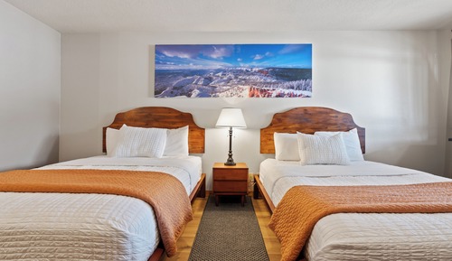 Habitación, 2 camas de matrimonio, no fumadores, vistas a la montaña